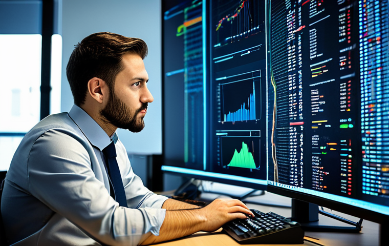 Big Data Engineer at Work**
"A focused Big Data Engineer, fully clothed in professional attire, working on complex code on a large monitor in a modern Milan office. The background shows servers and data visualizations. He has perfect anatomy, correct proportions, and a natural pose. safe for work, appropriate content, fully clothed, professional, high quality."
**