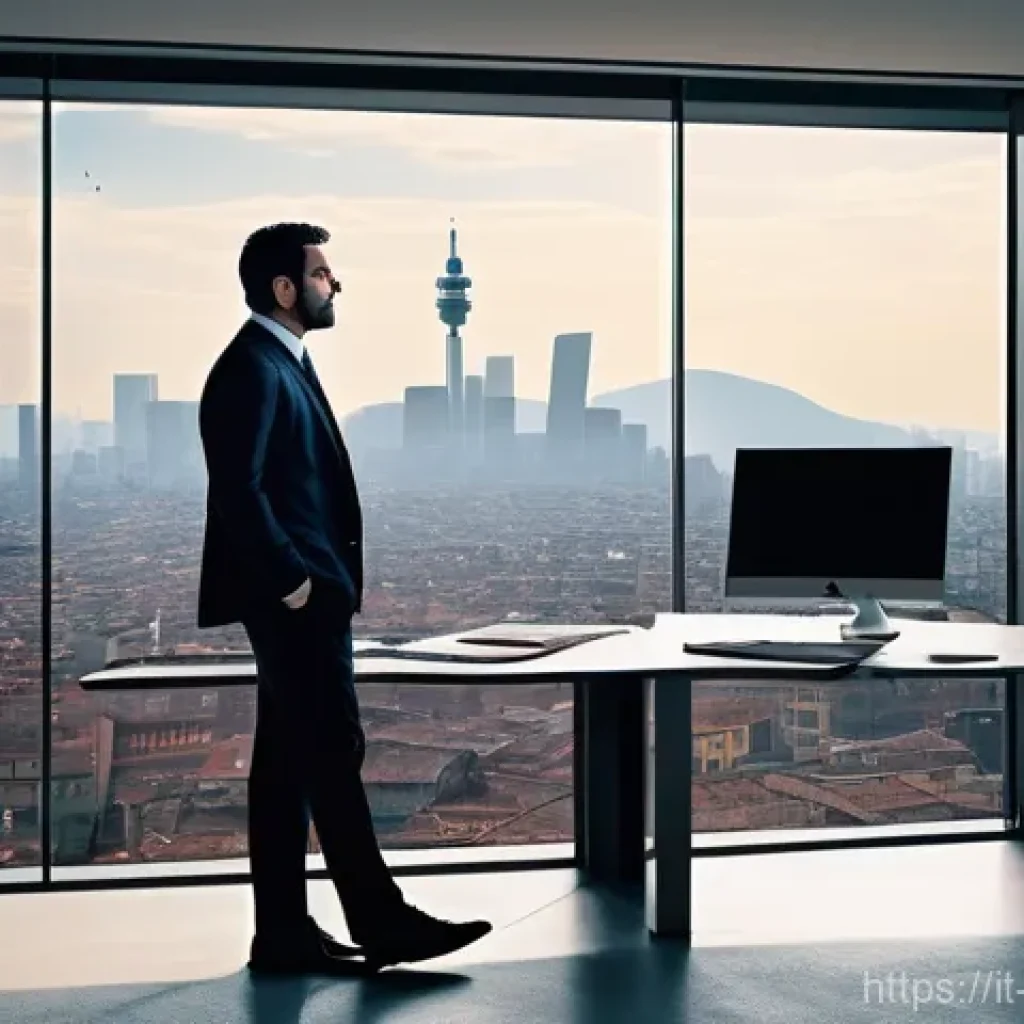 빅데이터 프로젝트 실패 사례와 교훈 - **Prompt:** A discerning Italian business executive, dressed in a sharp, modern tailored suit, stand...