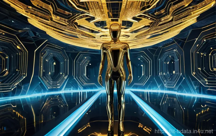 빅데이터 실무에서 발생하는 윤리적 문제 - **Prompt:** A visually rich, abstract depiction of "Digital Gold." Imagine a sprawling, futuristic d...