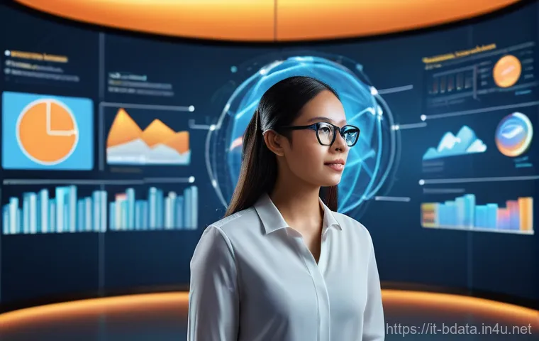 빅데이터 기술자 업무 자동화 사례 - **Prompt:** An experienced data engineer, a man in his late 40s with a focused expression, sits in f... 빅데이터 기술자 업무 자동화 사례 - **Prompt:** An experienced data engineer, a man in his late 40s with a focused expression, sits in f...