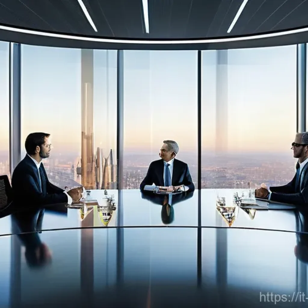 빅데이터 실무에서의 데이터 처리 성공 사례 - **Prompt 1: Data-Driven Strategic Vision**
"A diverse group of Italian business executives, dres...