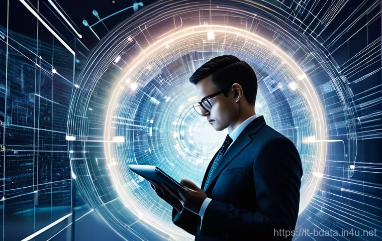 빅데이터와 데이터 과학의 통합 사례 - **Smart City Life: Data in Motion**
    A dynamic, isometric illustration of a bustling, modern Euro...