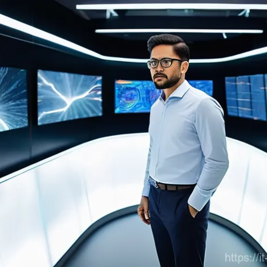 빅데이터 기술자와 소프트웨어 설계 - **Prompt:** A focused male Big Data Engineer, in his late 30s, dressed in a sleek, modern business c...