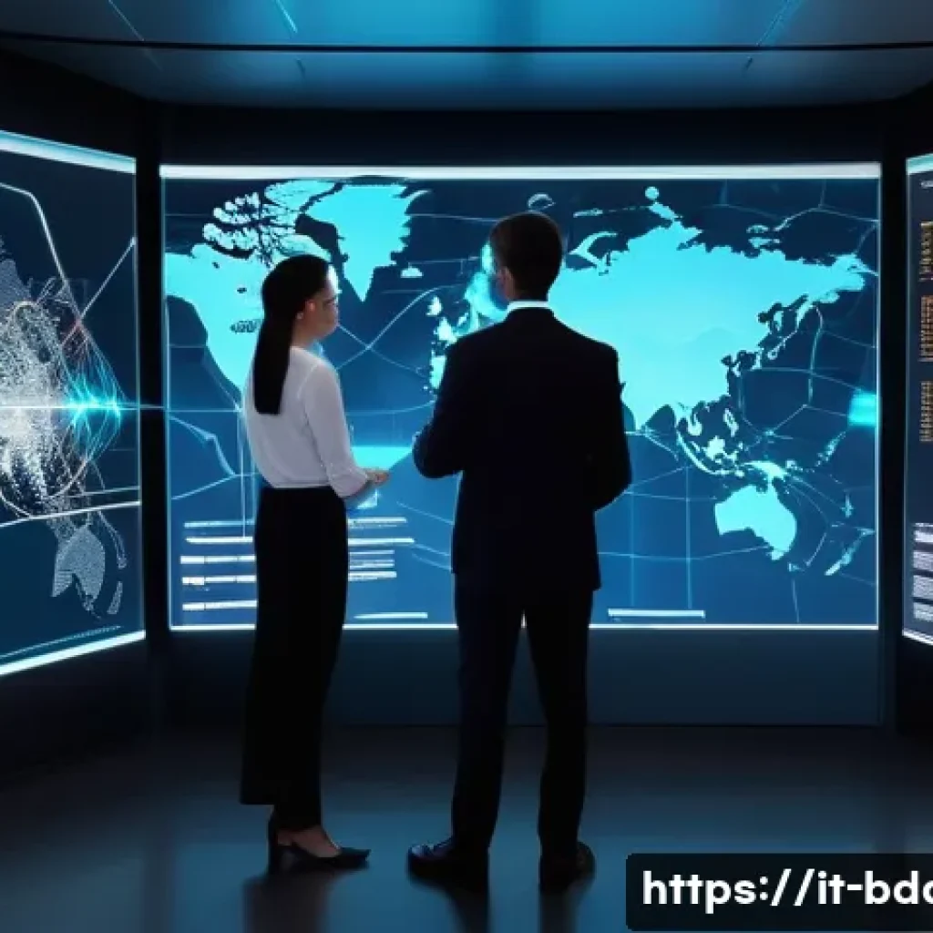 빅데이터 기술자의 해외 컨퍼런스 참가 후기 - **Prompt: Advanced AI & Operational Predictive Analytics**
"A sleek, futuristic operations contr...