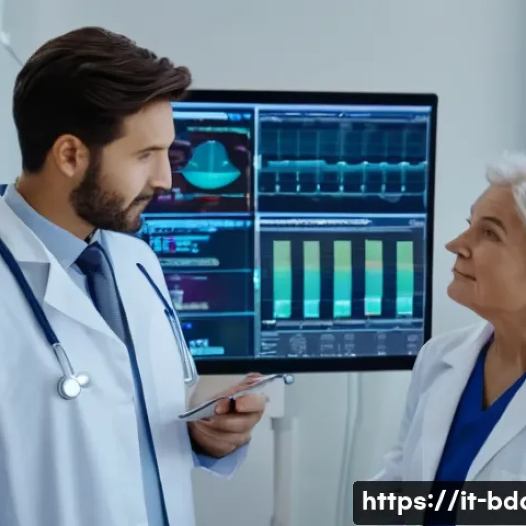 빅데이터를 활용한 사회 문제 해결 사례 - **"Proactive Healthcare in Italy"**
    A highly detailed, realistic image of an Italian hospital se...