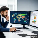 Home 21 빅데이터 기술자의 직무별 역량 요구사항 - A modern, bright office environment with a diverse team of data scientists and engineers collaborati...