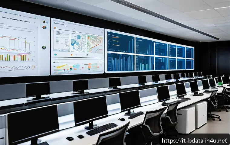 빅데이터 기술자의 데이터 흐름 분석 사례 - A detailed illustration of a modern data engineering workspace in an Italian office setting, featuri...
